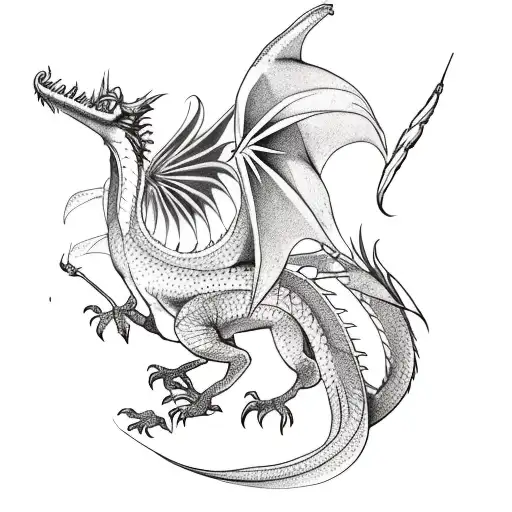 Dragon And Bird Of Paradise