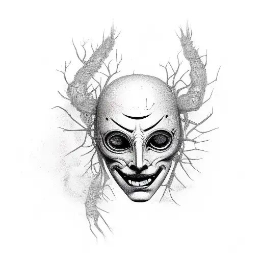 Borderline Disorder Theater Mask Semicolon