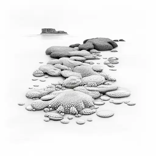 Beach Coast With Light Seafoam