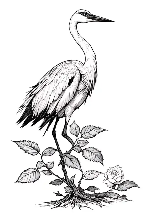 Crane Rose Growing