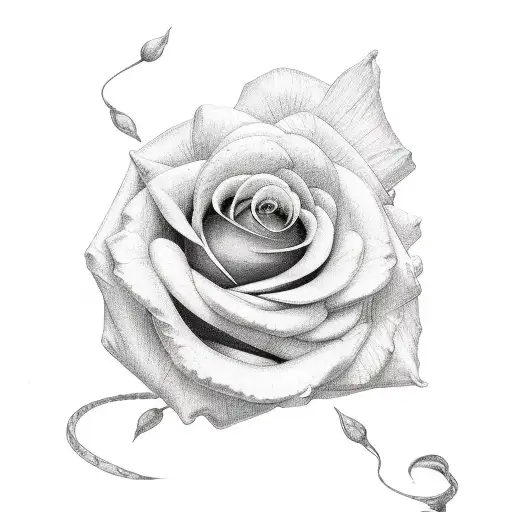 Rose And Wing Infinity To Heart And Lily With Butterfly