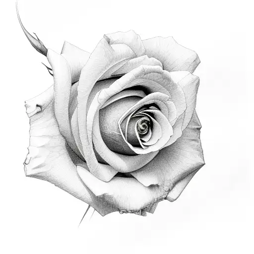 Rose And Narcissus Flowers Together