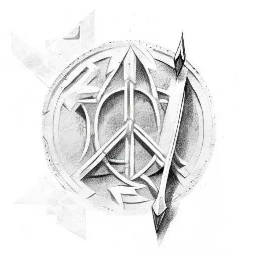 Arrow With Viking Runes