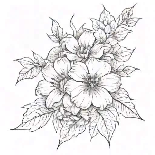 Unique Floral For Arm Sleeve