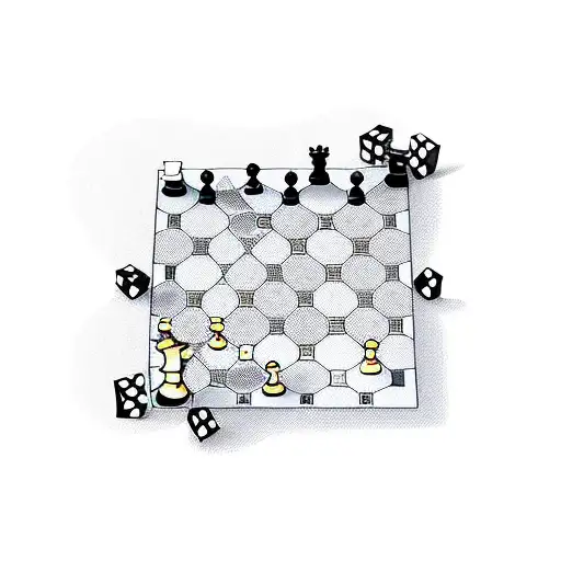 Chess Board On Curved Board