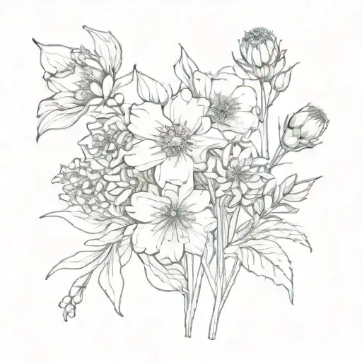 Birthflowers July October Birth Flower