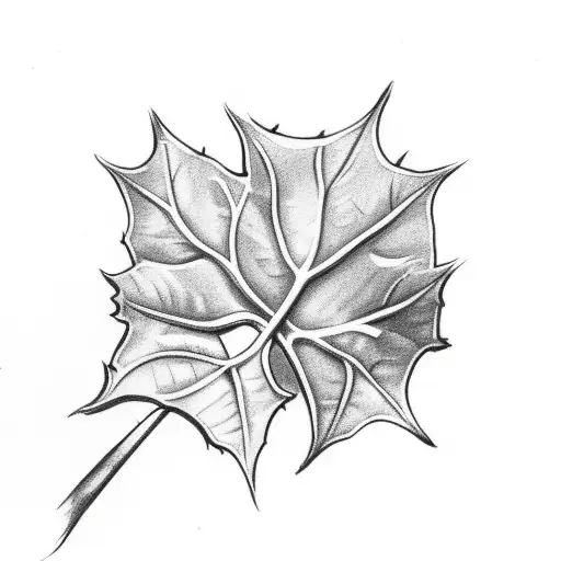 Dainty Cross With Small Ivy Leaves Around It