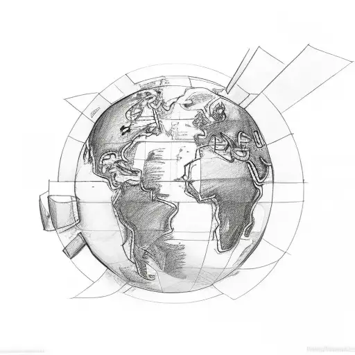 Atlas On One Knee Holding Up The World