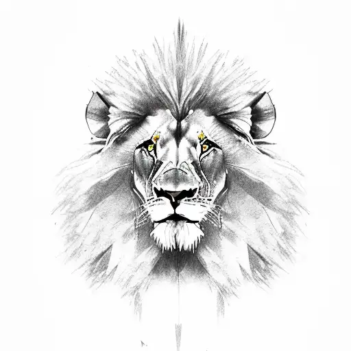 Lion With The Word Nyrell Somewhere