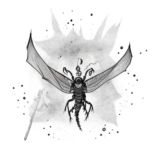 Firefly Symbol From The Last Of Us With A Worn Out Design