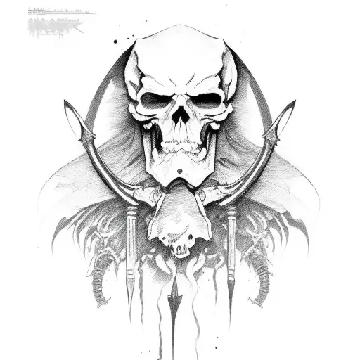 The Scythe Of The Reaper Of Death