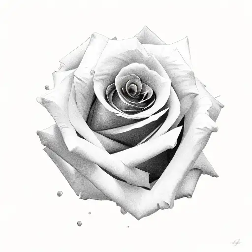 Rose With The Name Maggie As The Stem