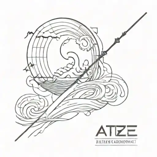 Incorporate Ateez's Wave Era Concept Into A Tattoo Design With A Music Motif