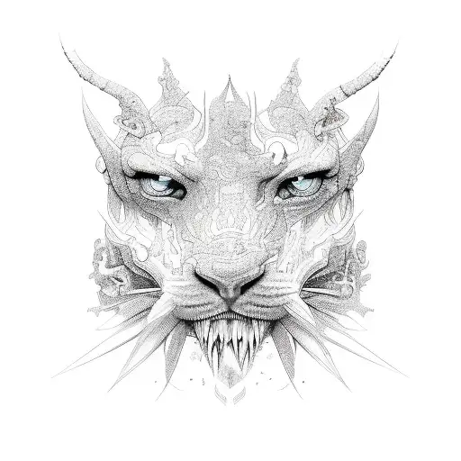 Collorful Avatar With Psychedelic Mashroom