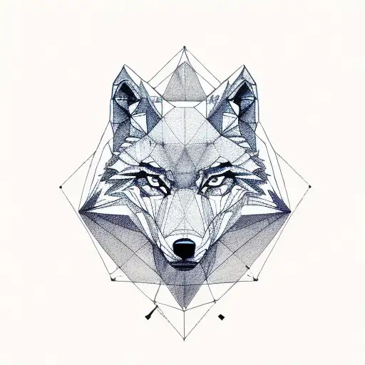 Geometry Wolf Mountain Clock Sea