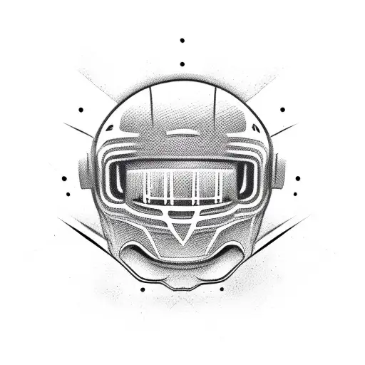 A Sleek Car With A Football Pattern On The Hood