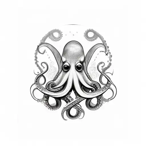 Octopus Holds The Star Of David