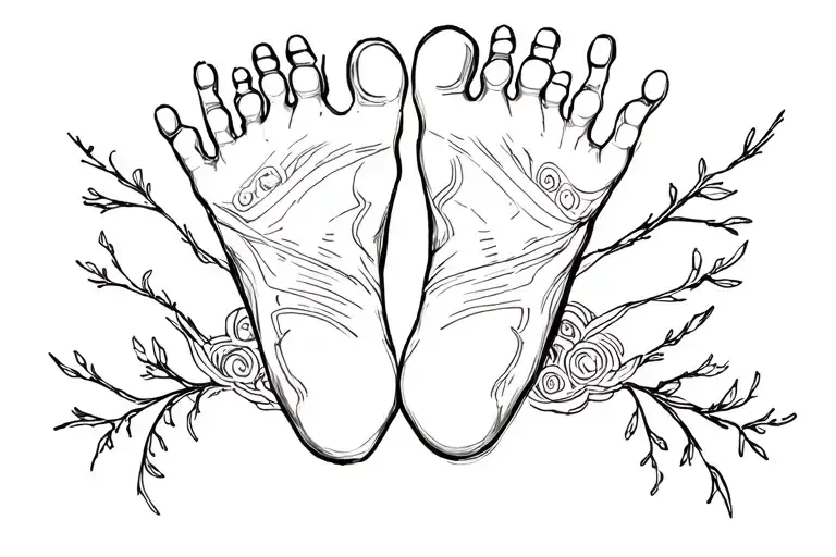 Shadixx With Baby Foot Prints