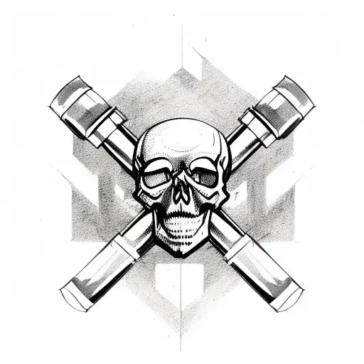 Skull Lifting Barbell