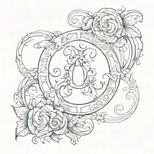 The Letter O S And F As A Symbol Intertwined