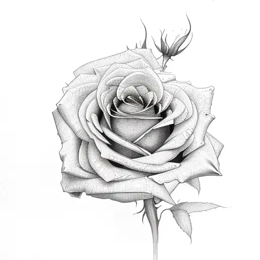 Rose And Daisy Foliage