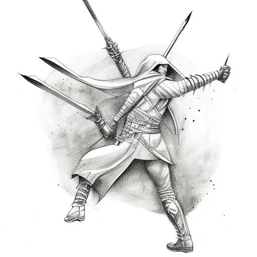 Arrow Angel Warrior Birds