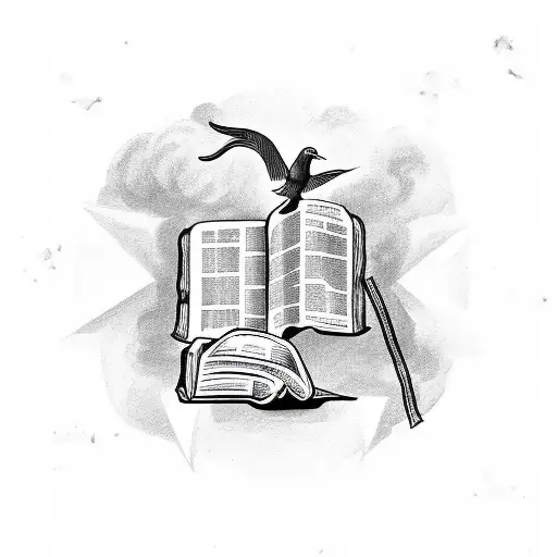 Bible Quote With 3 Crosses And A Dove Incorporated