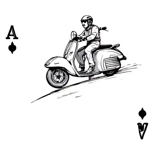 Scooter Ace Card Indonesia Travel Trip