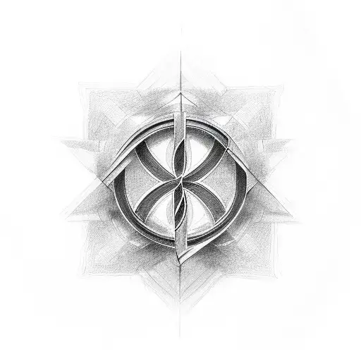 Infinte Symbol With Cross