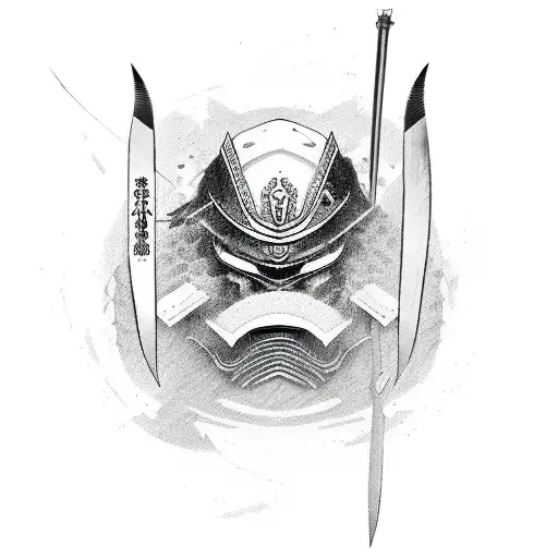 Samurai With Knifes Stomatch