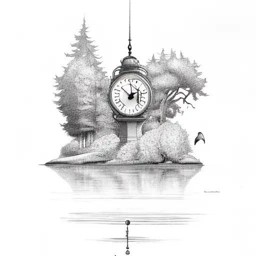 Notes And Clock And Trees