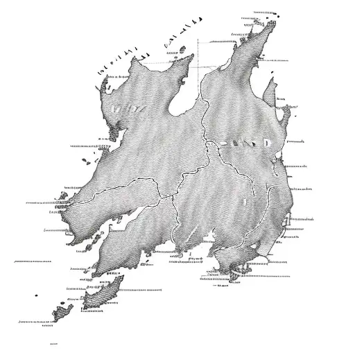 Outline Map Of New Zealand And South Korea