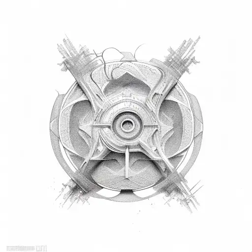 Ornemental Symbol Root Fine Line
