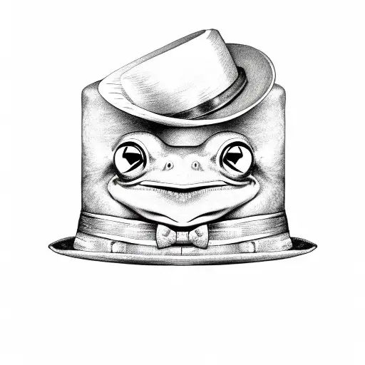 Frog In A Top Hat