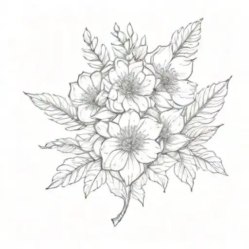 July And December Birth Flower Next To Each Other