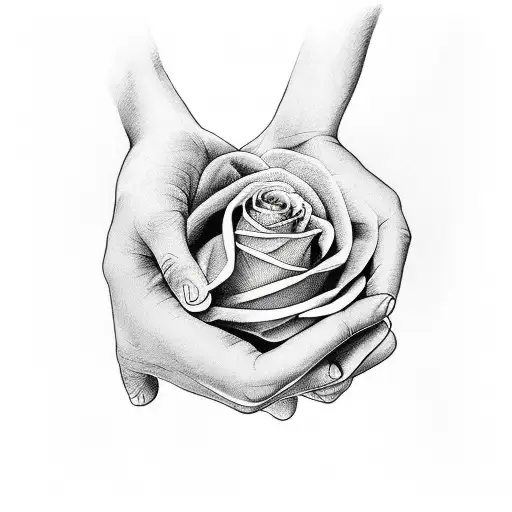 Hand Rose Mens