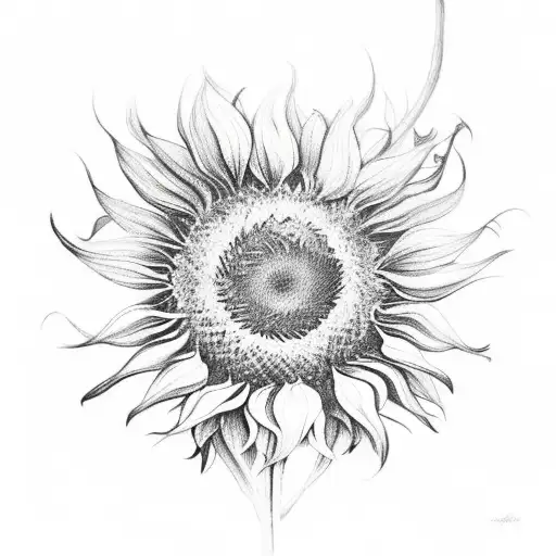 Sunflower With 2 Wings