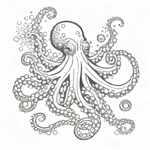 Octopus With Sparkles