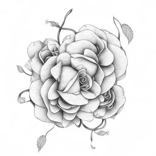 Nina In Delicate Script Font Intertwined With Elegant Vines And Flowers