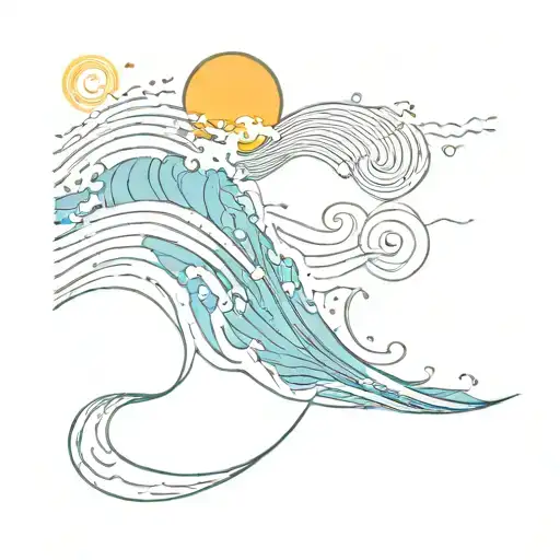 Waves Photography Colors Music Sun Van Gogh