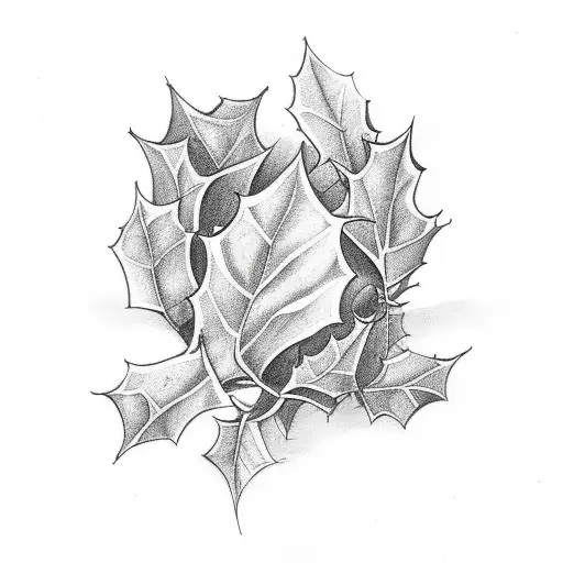 Holly Vine Going Up Arm