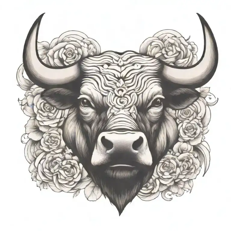 Floral Bull