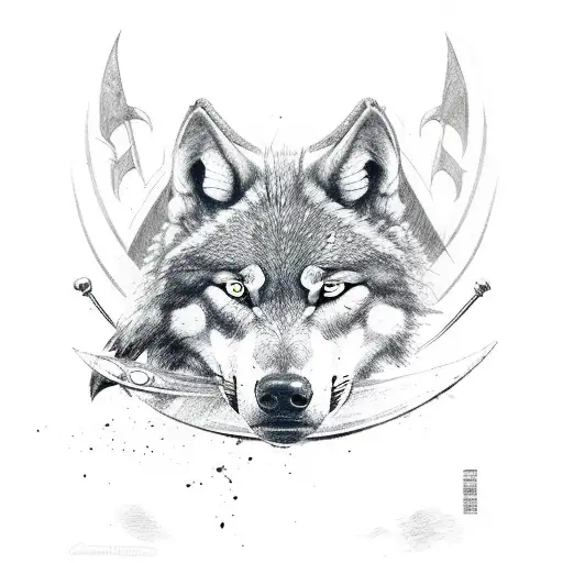 Spartan Warrior With Wolf