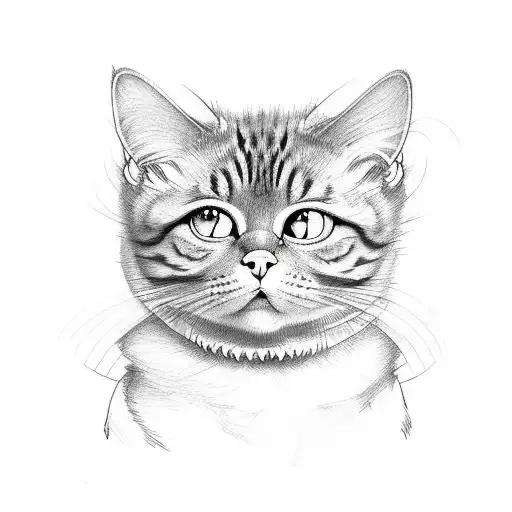 Cute Yellow Cat Wings