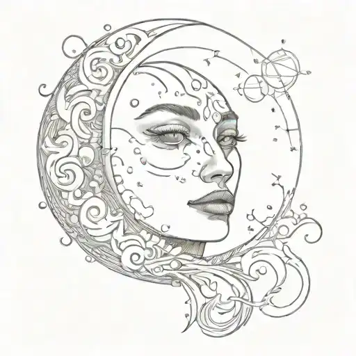 Moon With Face