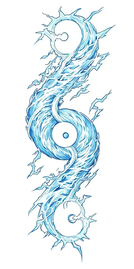 Lightning Yin And Yang