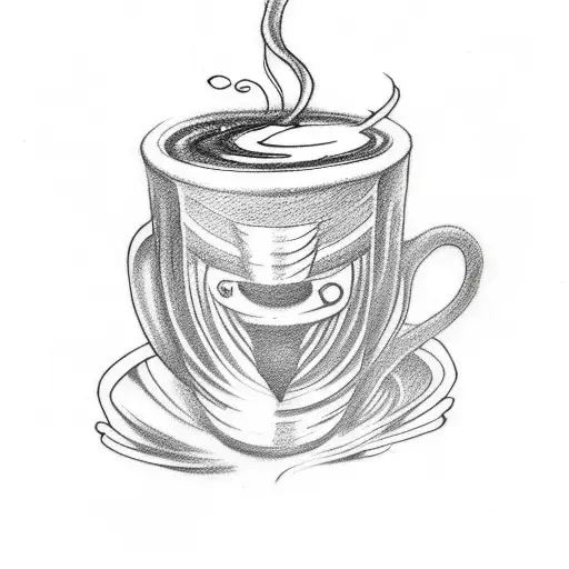 Incorporate A Coffee Cup Into A Tattoo Design Inspired By Mythology