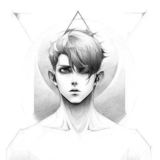 A Boy Half Demon Half Angle