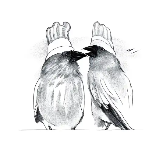 Chef Knife With 2 Crows