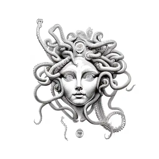 Medusa Clock Cleopatra